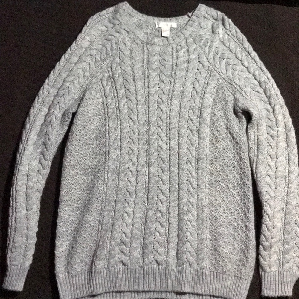 Long Grey Forever 21 Sweater